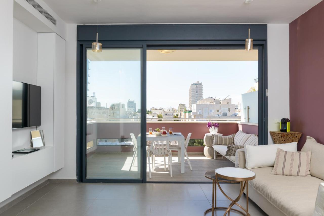 Bright & Modern 2Br With Balcony On Dizzengoff Apartment Tel Aviv Bagian luar foto